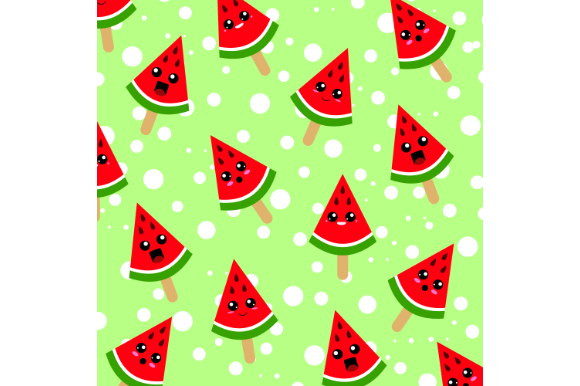 Download Watermelon Pattern, Kawaii,digital Paper - Premium Resources