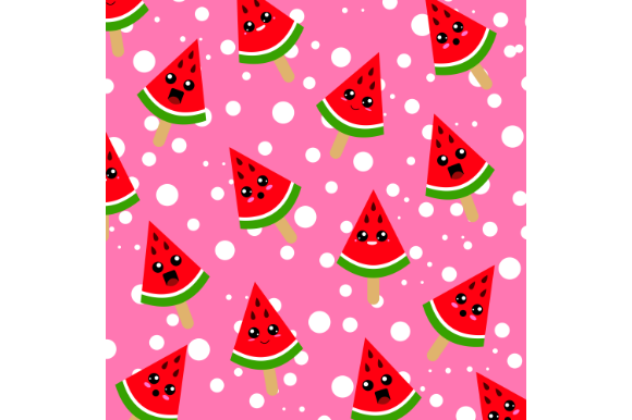 Download Watermelon Pattern, Digital Paper,kawaii - Premium Resources