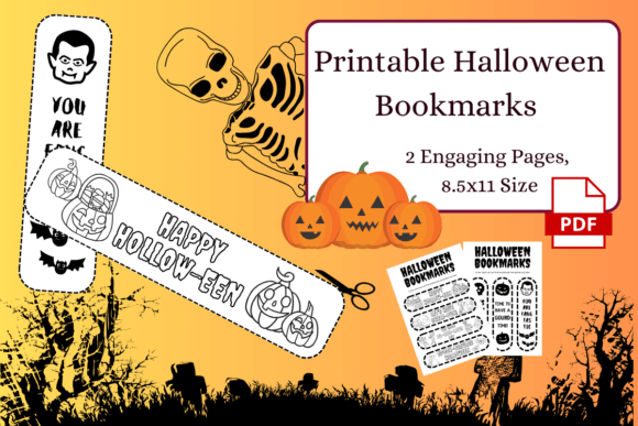 Download Printable Halloween Bookmarks - Printable halloween Collection