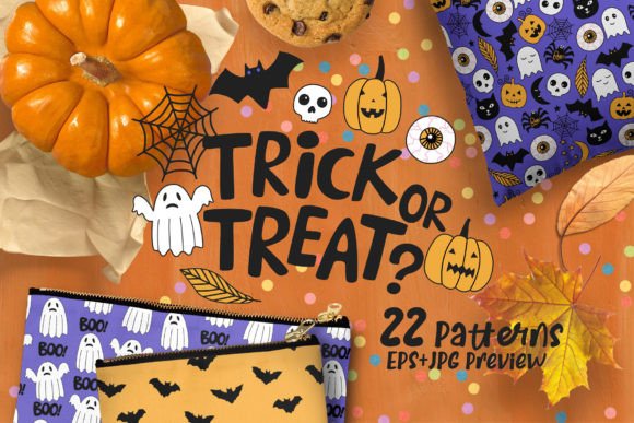 Download Trick or Treat Pattern Collection - Premium Resources