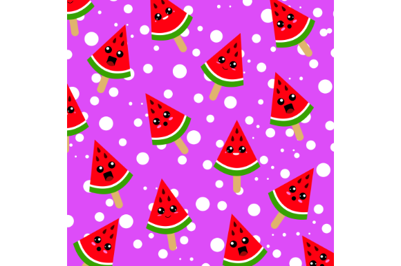 Download Watermelon Pattern, Kawaii,digital Paper - Premium Resources