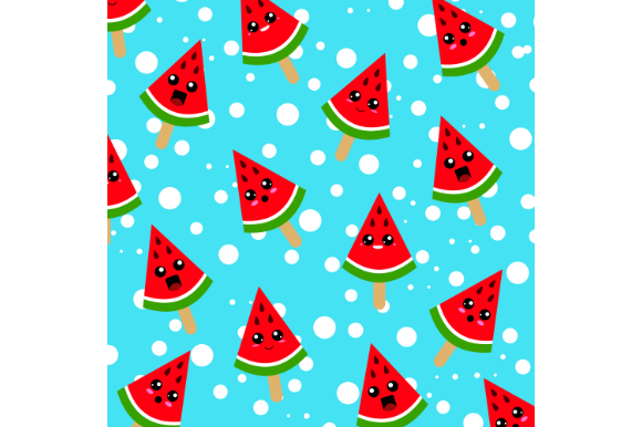 Download Watermelon Pattern, Kawaii,digital Paper - Premium Resources