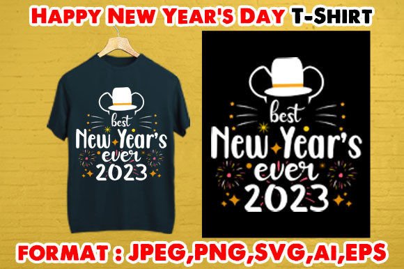 Download Happy New Year's Day T- Shirt - Happy Collection