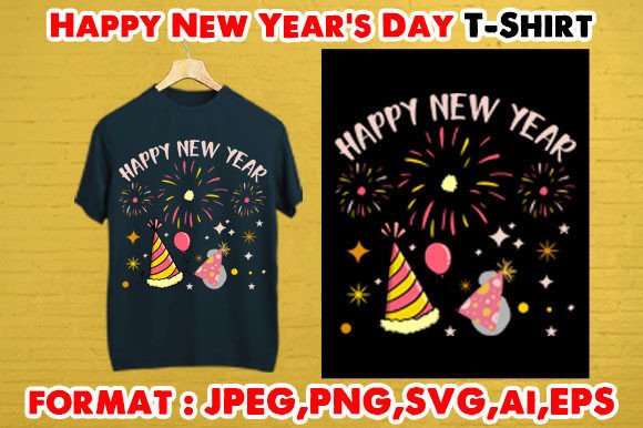 Download Happy New Year's Day T- Shirt - Happy Collection